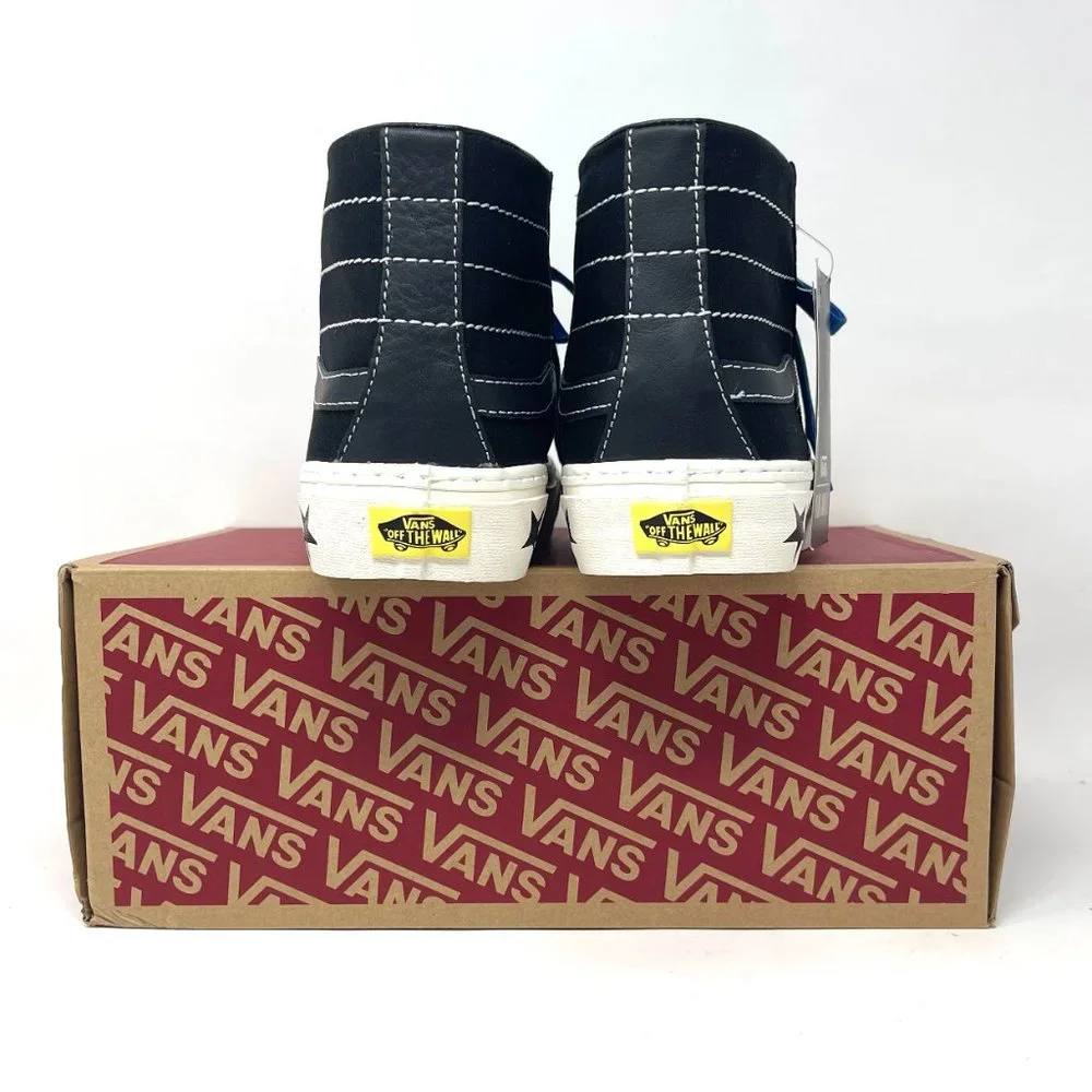 Vans Sk8 Hi 138 Decon Canvas Leather Black Skateboarding Women's S VN0A3MV16BD - Picture 6 of 11